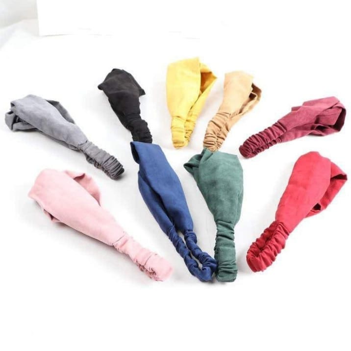 bandana kain / bando kain / bando kain polos / bandanan polos