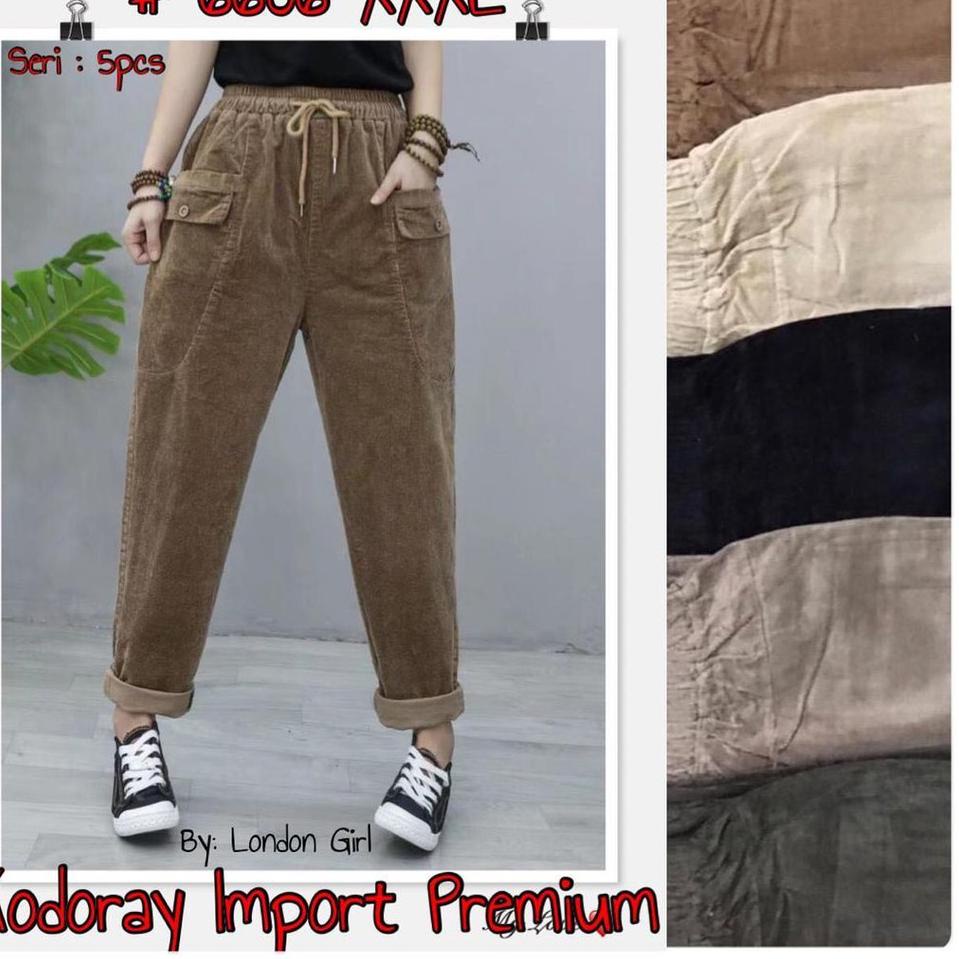 Hl Corduroy Pants Realpict Lazada Indonesia