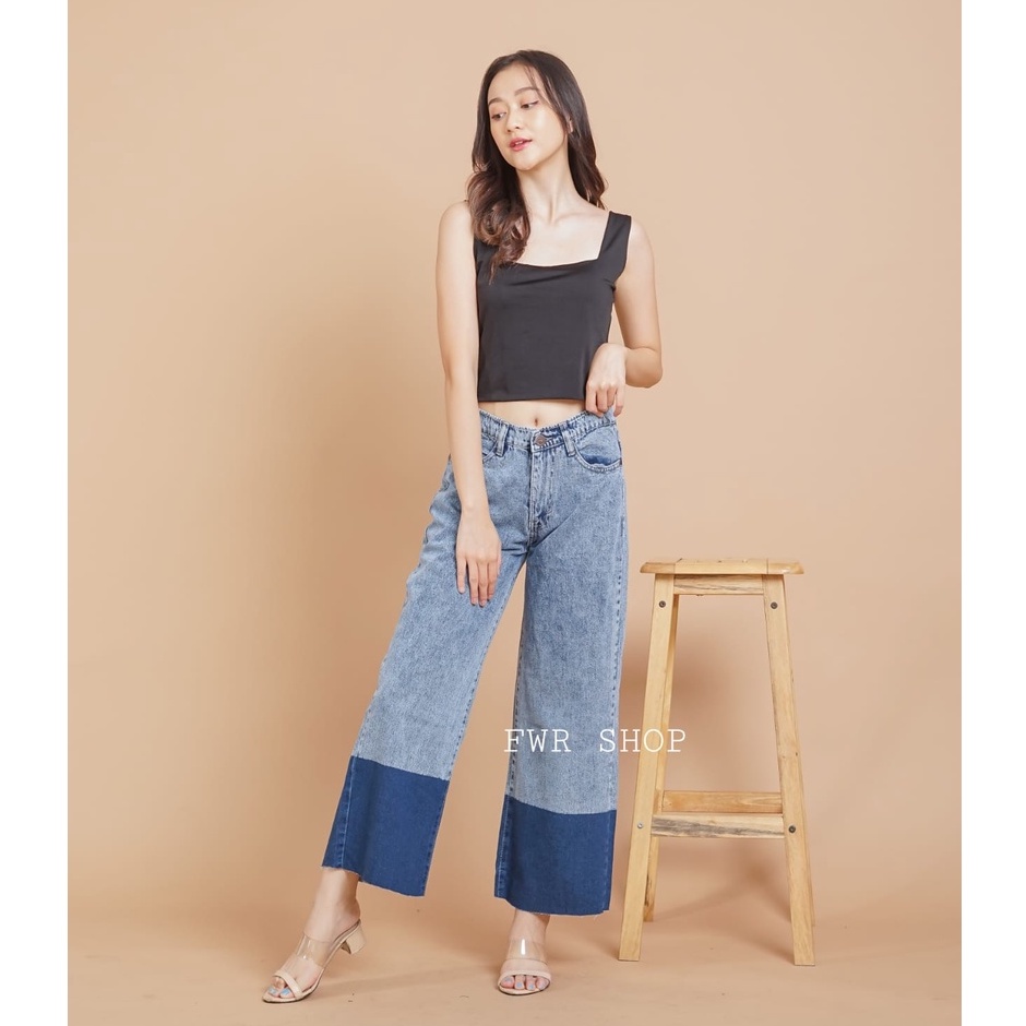 FWR - CELANA BOYFRIEND KULOT JEANS TALITA