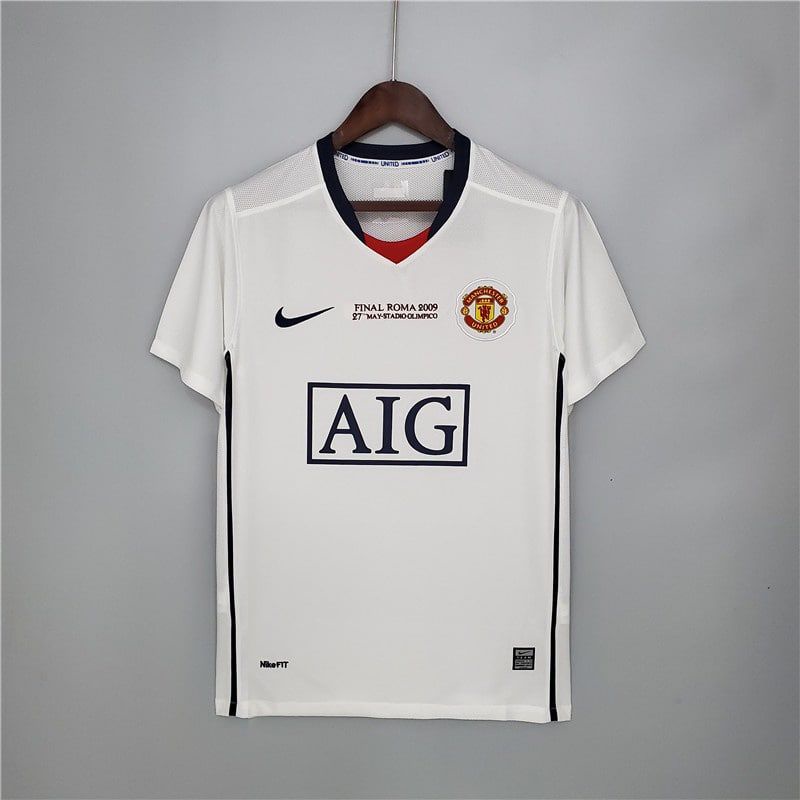 MANCHESTER UNITED AWAY RETRO FINAL UCL ROMA 2009