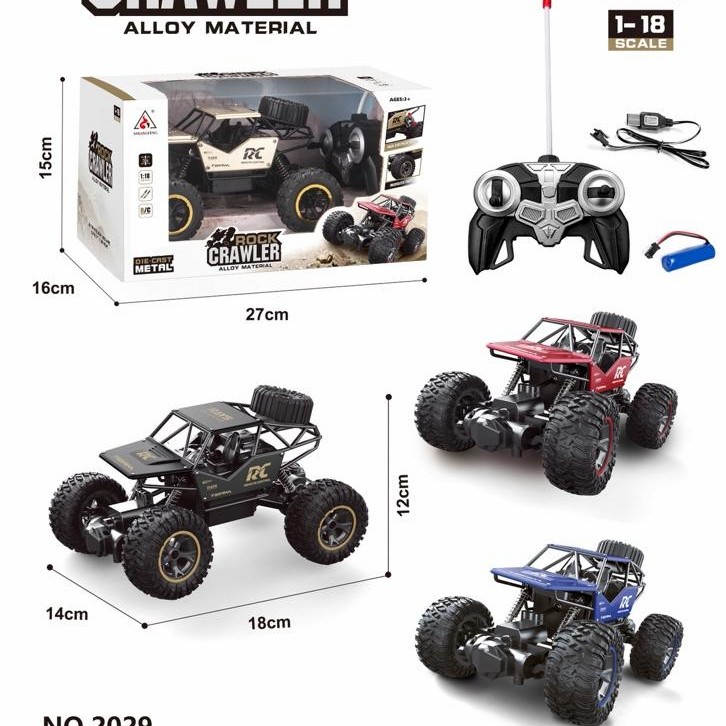 Mobil Remote Control Jeep Metal Alloy