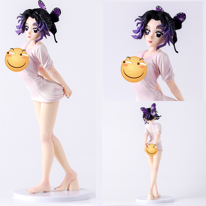 Mainan Action Figure Model Anime Demon Slayer Nezuko Seragam Nezuko Kamado Kimetsu no Yaiba Ukuran 27cm Untuk Koleksi