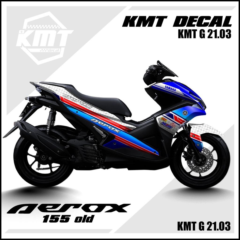 Decal Sticker Yamaha AEROX OLD Fullbody Desain RACING KMT.G.21-03