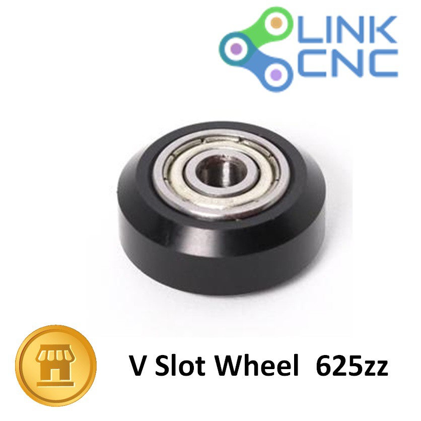 OpenBuilds CNC V-Slot POM Delrin V Wheel V-Wheel Solid W 625zz Bearing