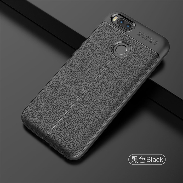 KEREN BANGET LEATHER AUTO FOCUS Xiaomi Mi A1 MiA1 Mi 5X Mi5X case back cover casing