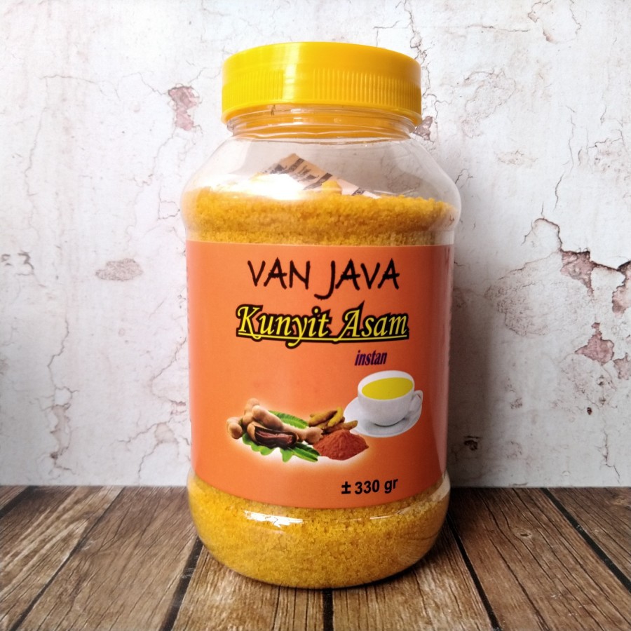 

Kunyit Asam / Kunir Asem Bubuk Instan VAN JAVA 330 Gram