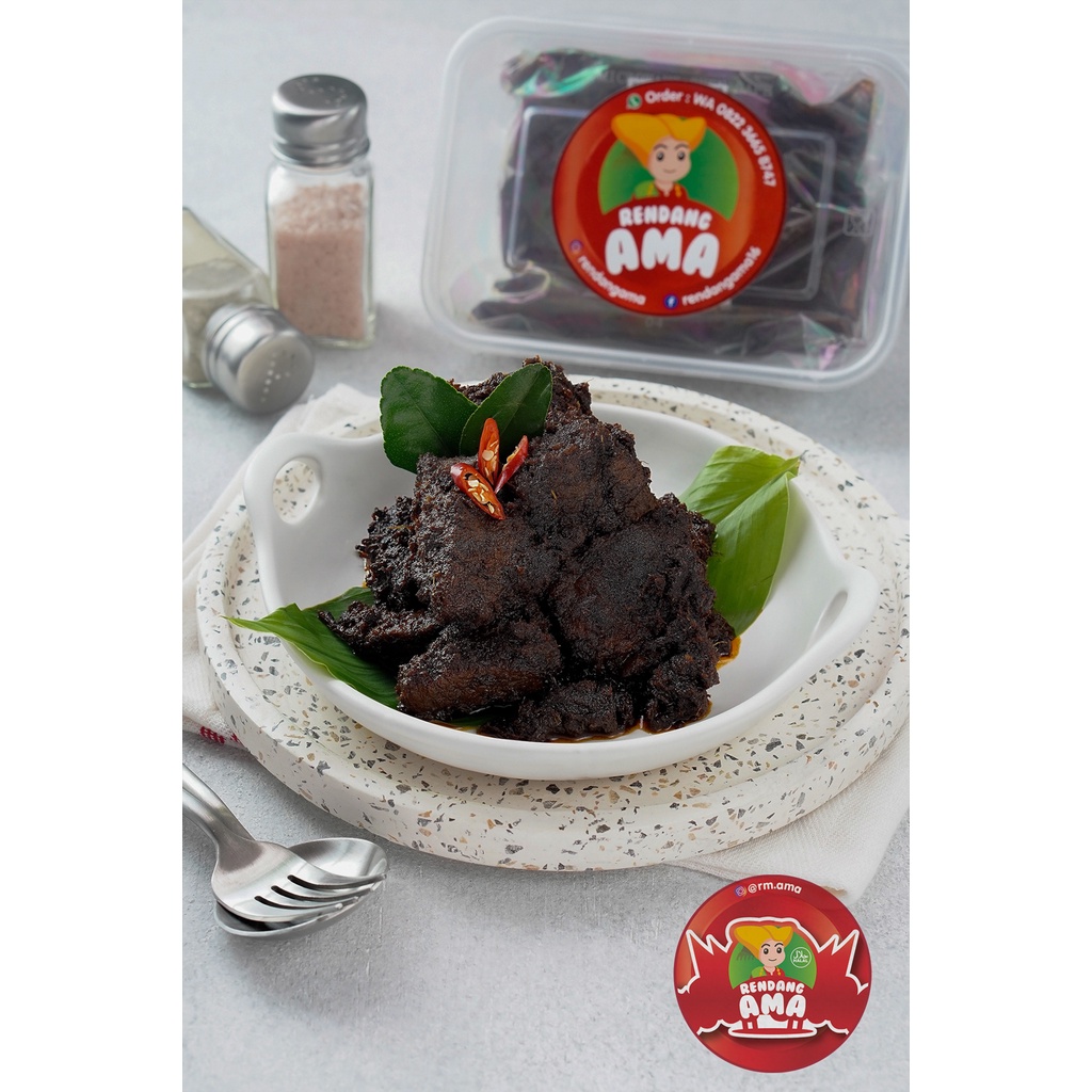 

Rendang Daging Sapi Khas Padang - RENDANG AMA