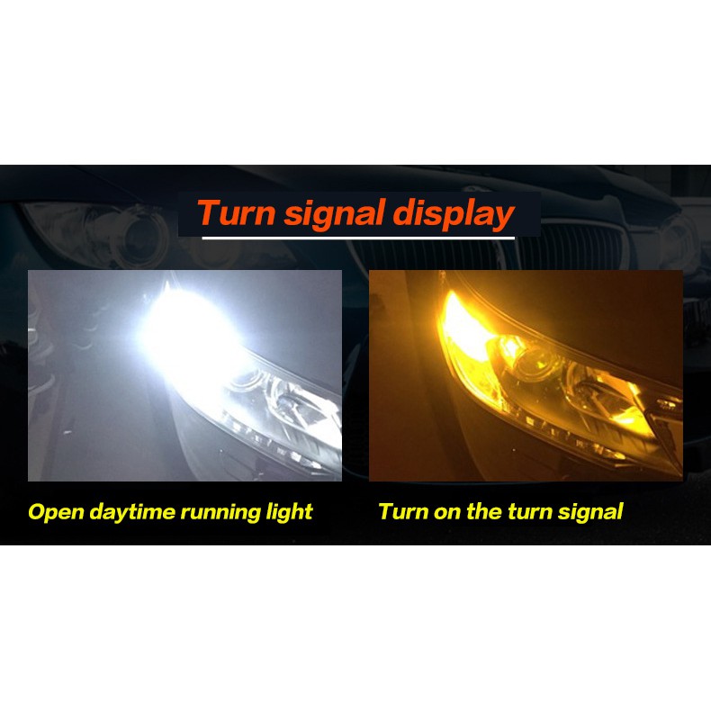 2Pcs【In stock】T20 1157 T25 7443 Car LED Turn signal lamp Canbus DRL Directional light