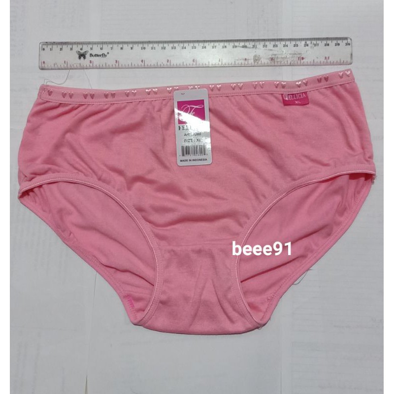 6 Pcs Celana Dalam Wanita Dewasa Polos  -  Bahan Berkualitas, Ukuran M hingga XXL 3200 9128 3325 5200