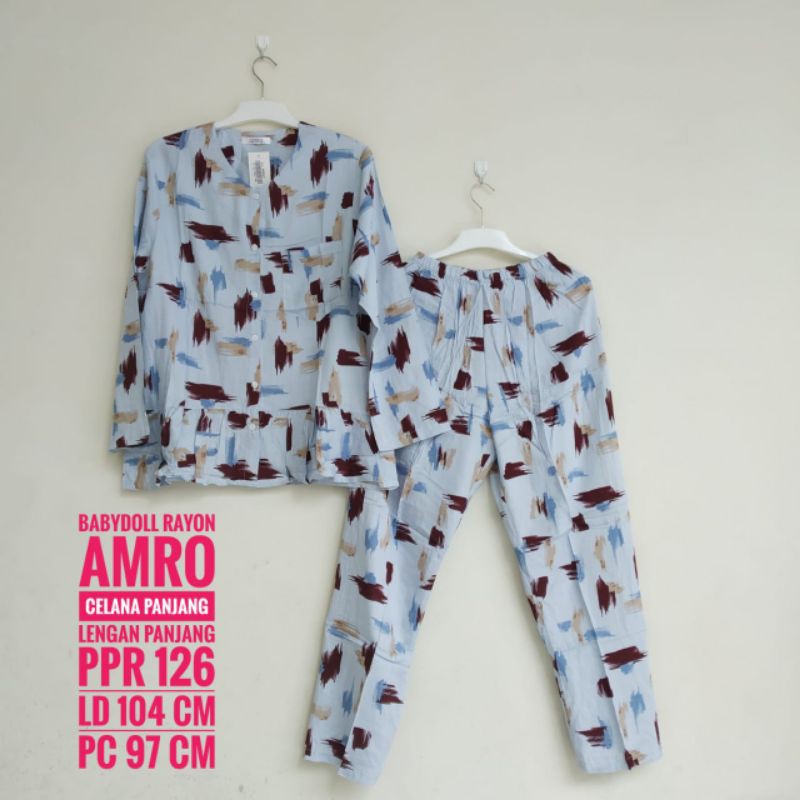 SETELAN BABY DOLL AMRO