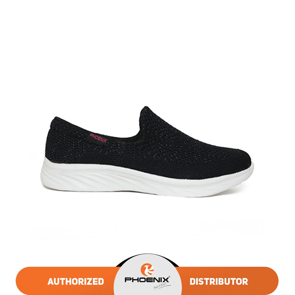 Phoenix Freda Sepatu Slip On Wanita - Black