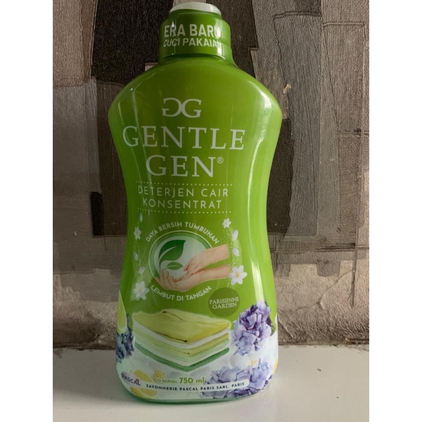 Gentle Gen Deterjen Cair Konsentrat HIJAU Parisienne Garden 750ml