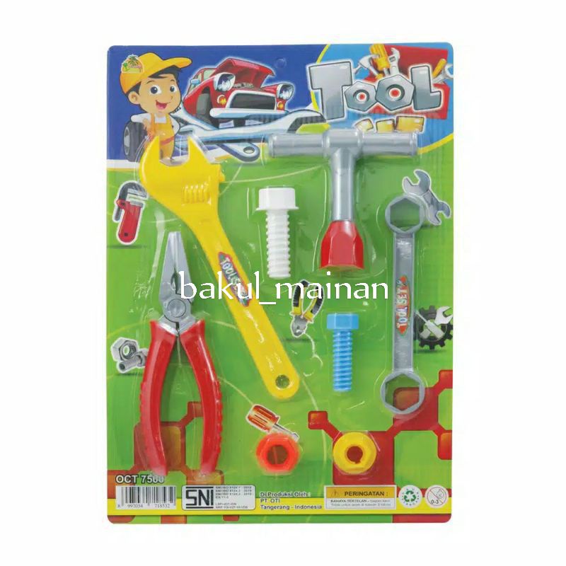 Mainan perkakas alat bengkel