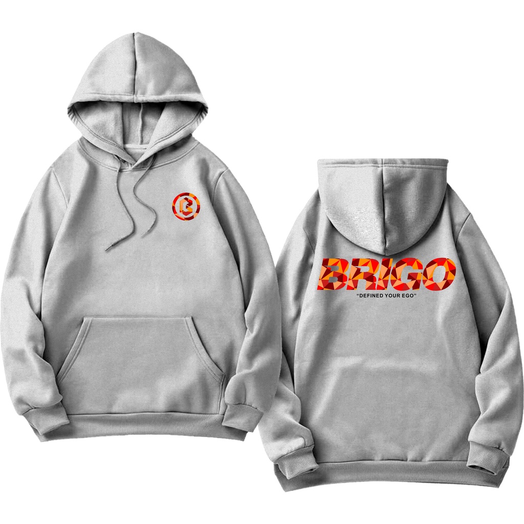 BRIGO Jumper Hoodie crystal II Sweater Hoodie BRIGO crystal Sablon DTF Fleece Cotton II SIZE M-XXL (Pria &amp; Wanita) Free stiker&amp;Gantungan Kunci