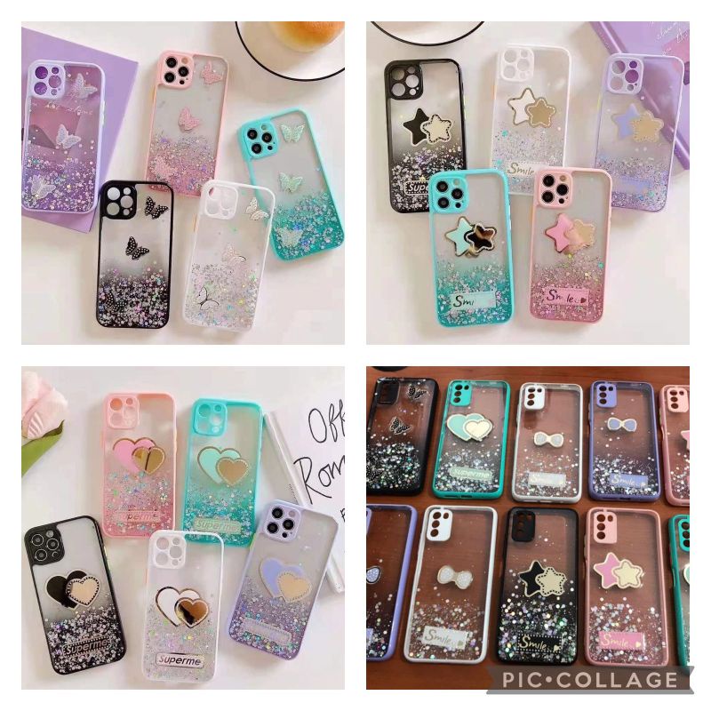 Case Xiaomi Redmi 8 8A 8A Pro 9 Note 8 Pro 10T Casing Bling Glitter Aero Protect Camera