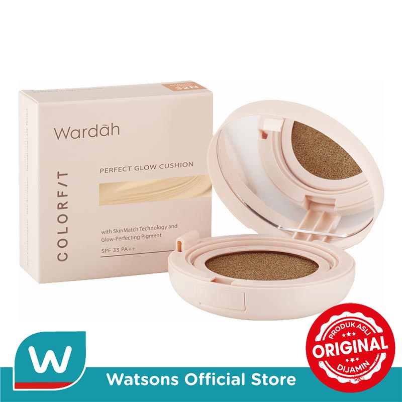 Wardah Colorfit Perfect Glow Cushion - 32N Neutral Beige