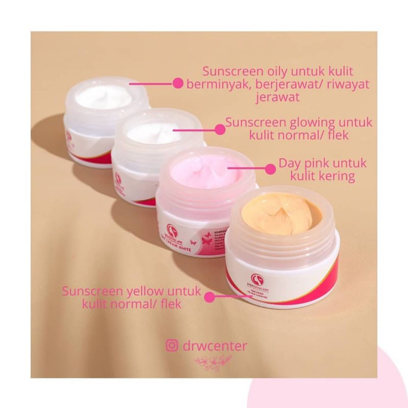 DAY CREAM WHITE/SUNCREEN WHITENING DRW SKINCARE