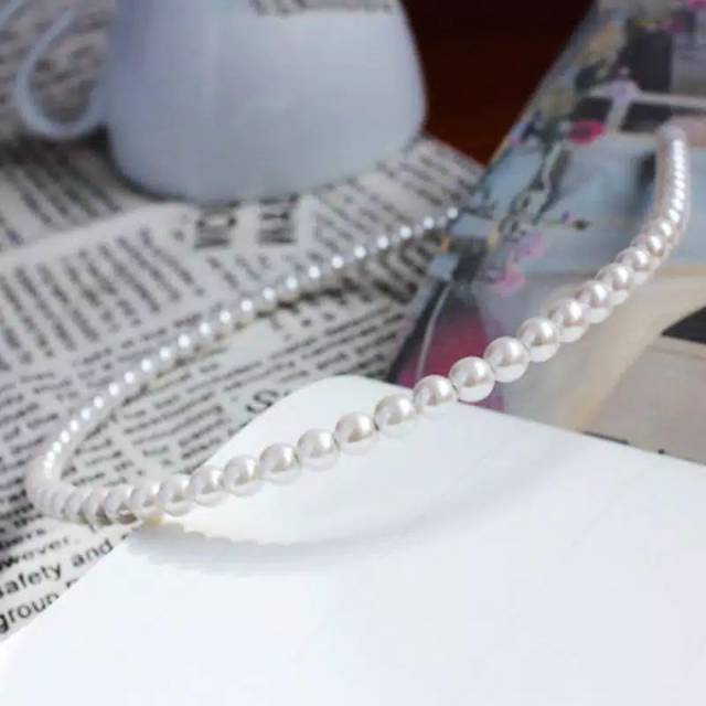 Bando Korea Mutiara Pearl Headband Korean Hairband