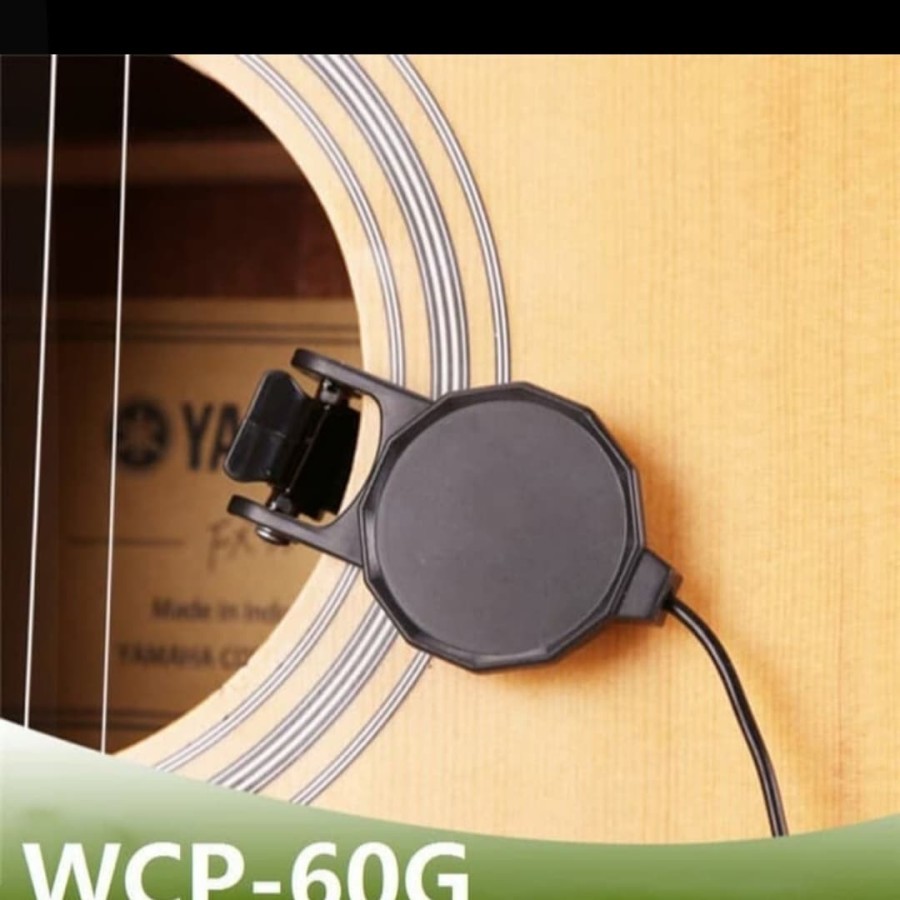 Pickup gitar akustik klasik ukulele clip-on cherub wcp-60g pick-up