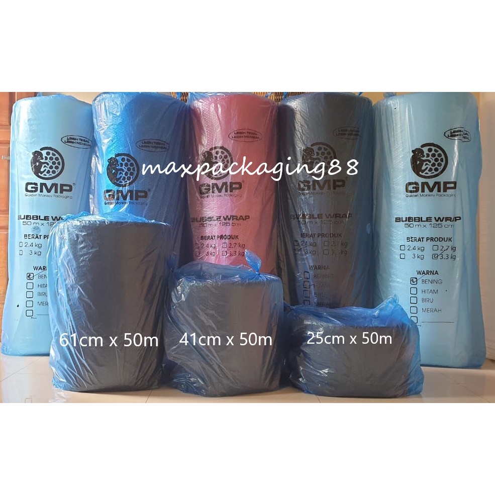 

Bubble Wrap premium/Tebal 40cm X 50meter dan 25 cm X 50meter
