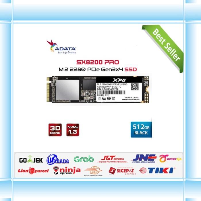 Ssd | Ssd Adata Sx8200 Pro 512Gb M.2 Pcie Nvme 1.3 Gen3X4 Sx8200Pro Resmi