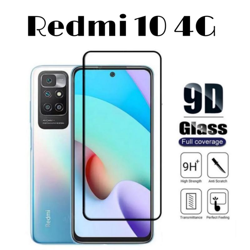 PROMO Tempered Glass REDMI 10 4G Anti Gores Kaca Full Screen High Quality
