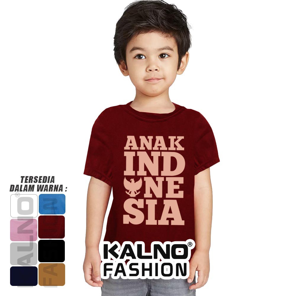 Baju Anak tulisan anak Indonesia 171 - baju anak cowok / cewek umur 1-7 tahun