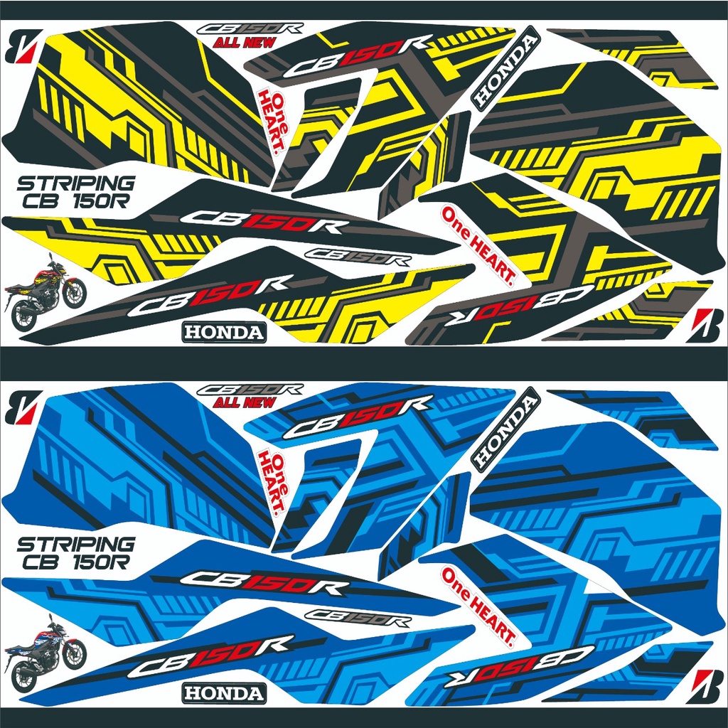 STRIPING VARIASI HONDA CB 150R G2