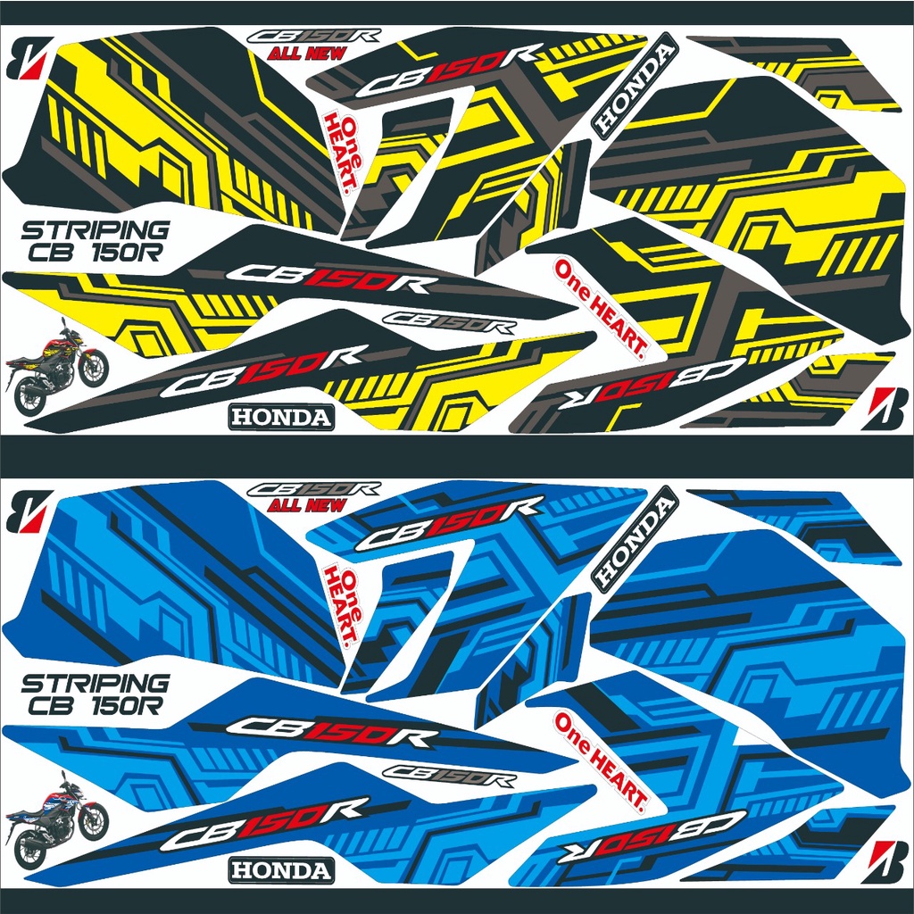 STRIPING VARIASI HONDA CB 150R G2