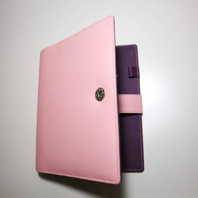 

MURAH - Binder Polos Kombinasi Pink Ungu A5 20 Ring