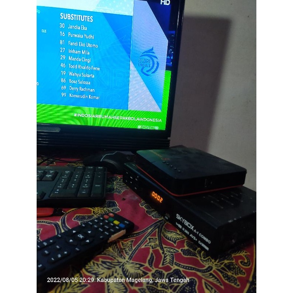 STB/Receiver Skybox A1 Combo Bekas DVBS2/DVBT2.