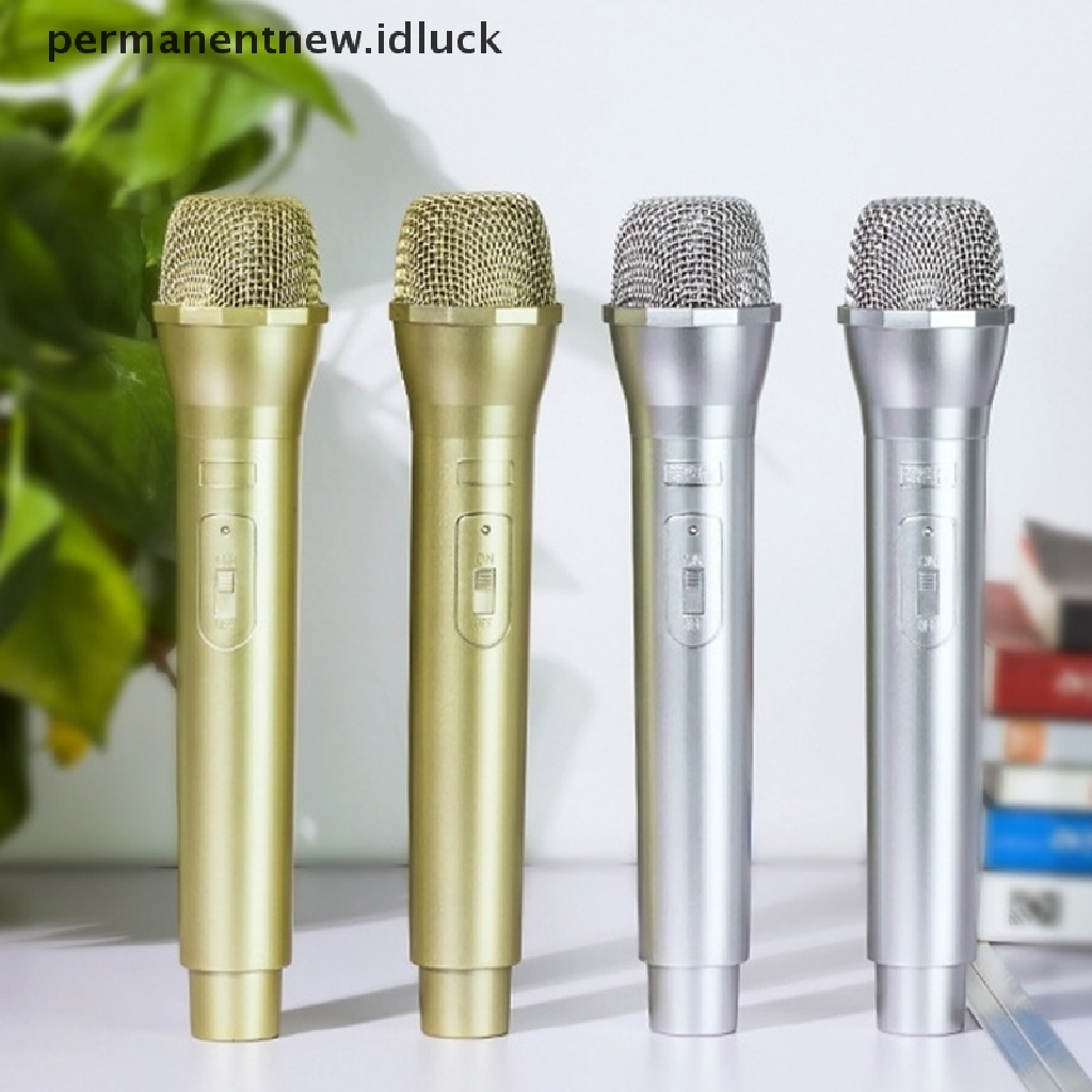 Luckypermanent Mainan Microphone Imitasi Untuk Properti Fotografi Anak