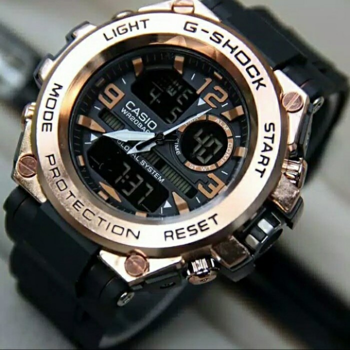 Jam Tangan Pria Fashion Watch Terbaru COD Murah Keren S7P4 JAM TANGAN PRIA GSHOCK GST 8600 KEPALA BE