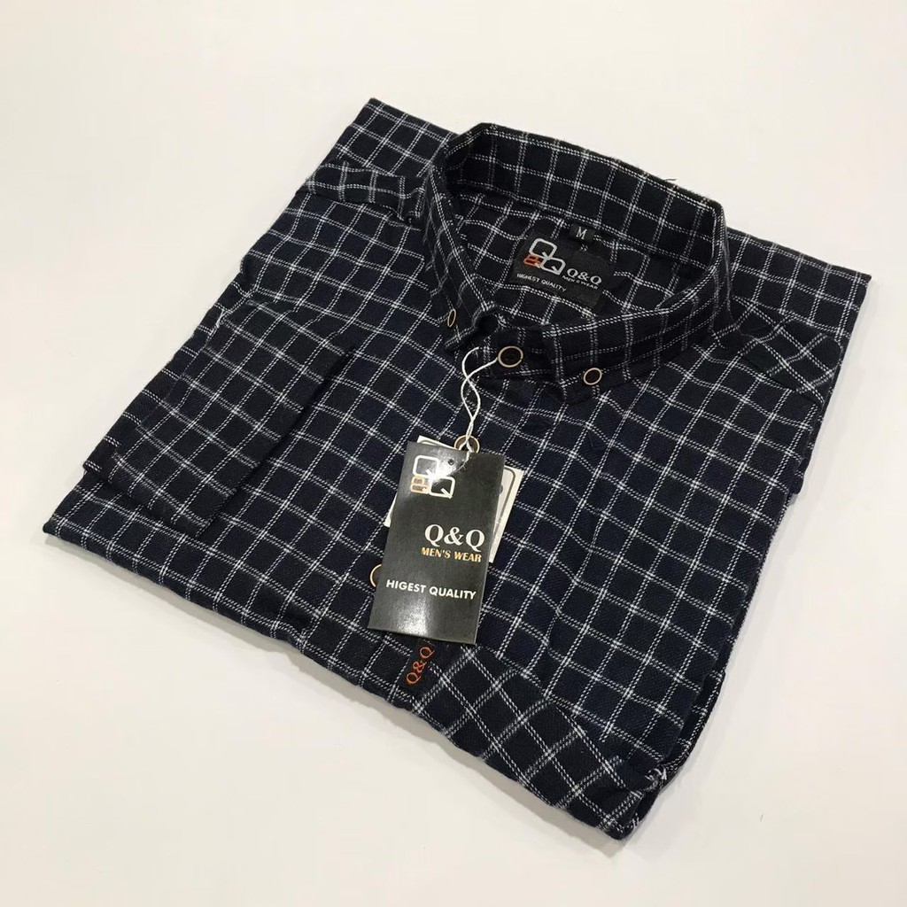 (BISA COD)BRILL EIGHTY EIGHT Kemeja flanel lengan panjang premium Kemeja Kasual NHIO.PROJECT004