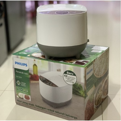 Philips Rice Cooker Digital Magic Com 1.8L HD4515 HD 4515 Fuzzy Logic