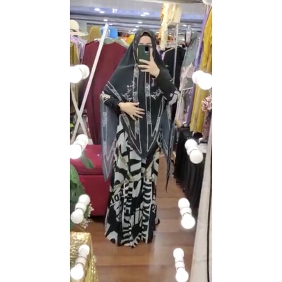 DRESS ALAYA BLACK SERIES NEW Original  _By : Yodizein Syari_