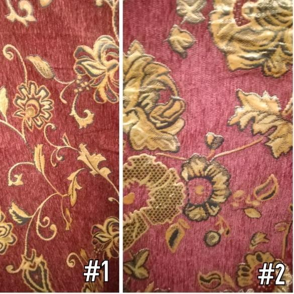 ♛ Kain Jok / Sofa Motif Bunga Emas - Maxwell (Furniture, Sofa, Kursi) ➸