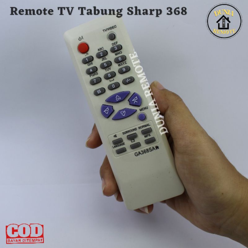 Remot / Remote SHARP TV TABUNG ALEXANDER Piccollo iioottoo SLIM FLAT SERIES no setting