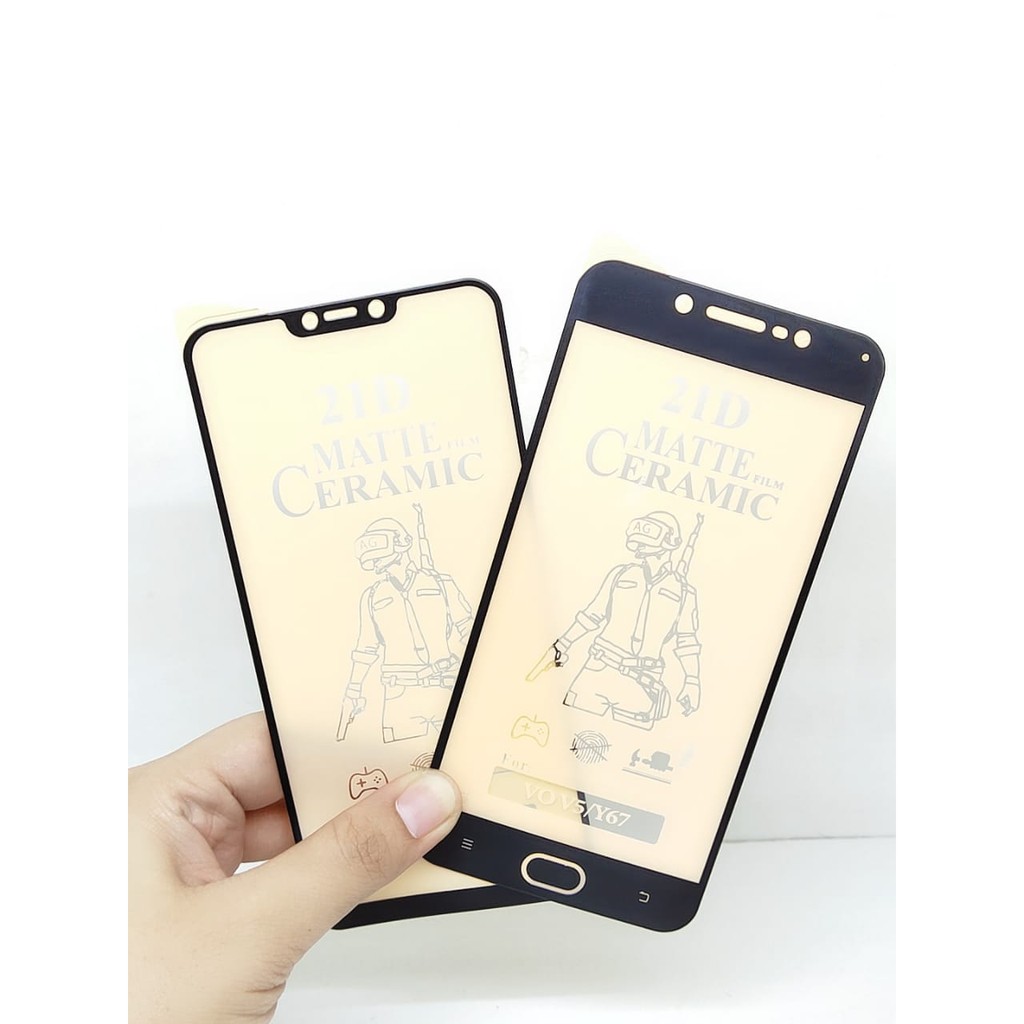 CMF Ceramic Matte Vivo V5 Y67 Y81 Y83 Y83Pro Full Screen Anti Gores Keramik Anti Minyak