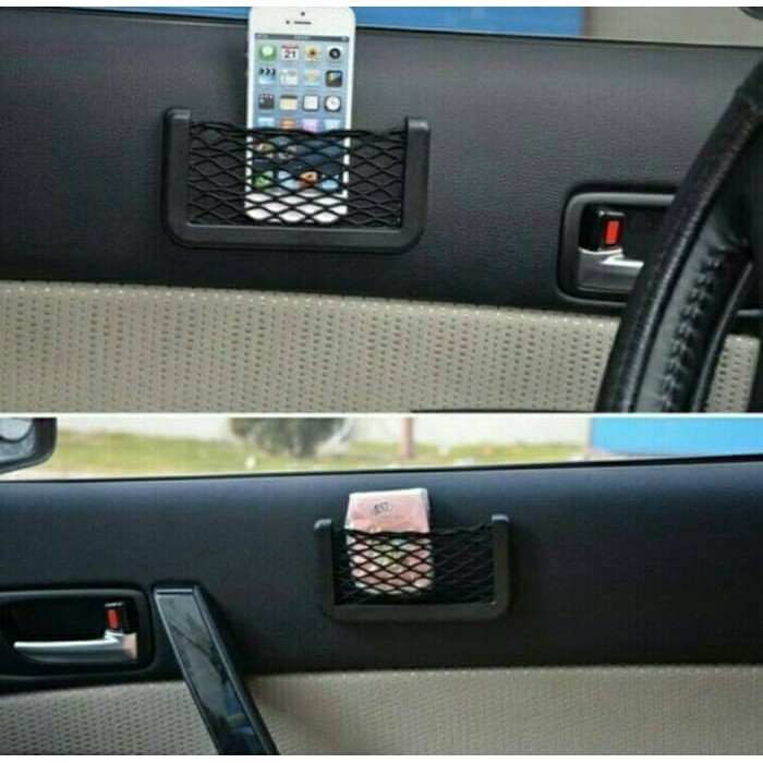 Kantong Jaring HP Kecil - Car Net Small Bag Car Tempat Hp