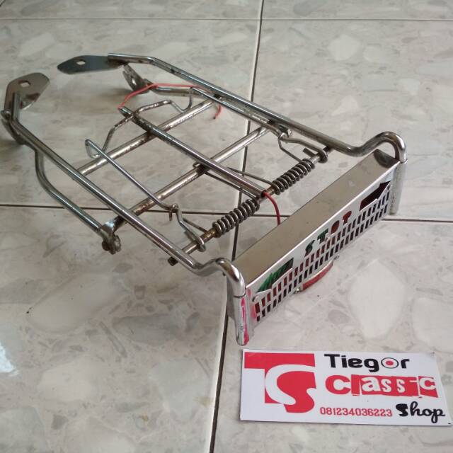 Rak Koba Keranjang Belakang Yamaha V50 V70 V75 V80 NOS