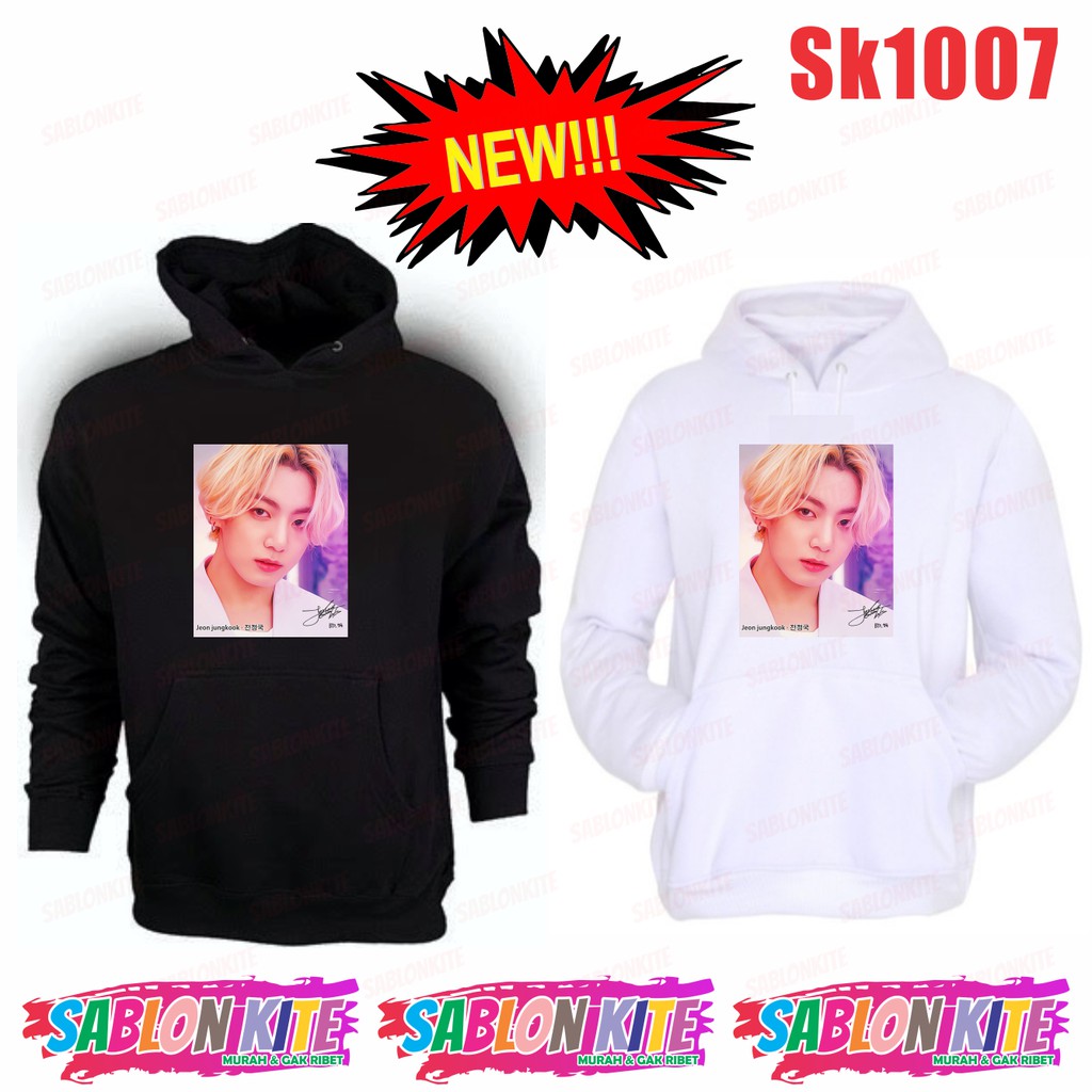 MURAH!!! HOODIE SWEATER KPOP JUNGKOOK JK SK1007 JK JIN SG JM JH RM FG V 5 WARNA