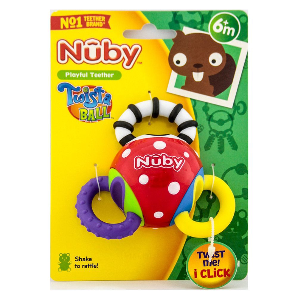 Nuby Baby Twista Ball - Mainan Senori Anak Twista Ball 6m+