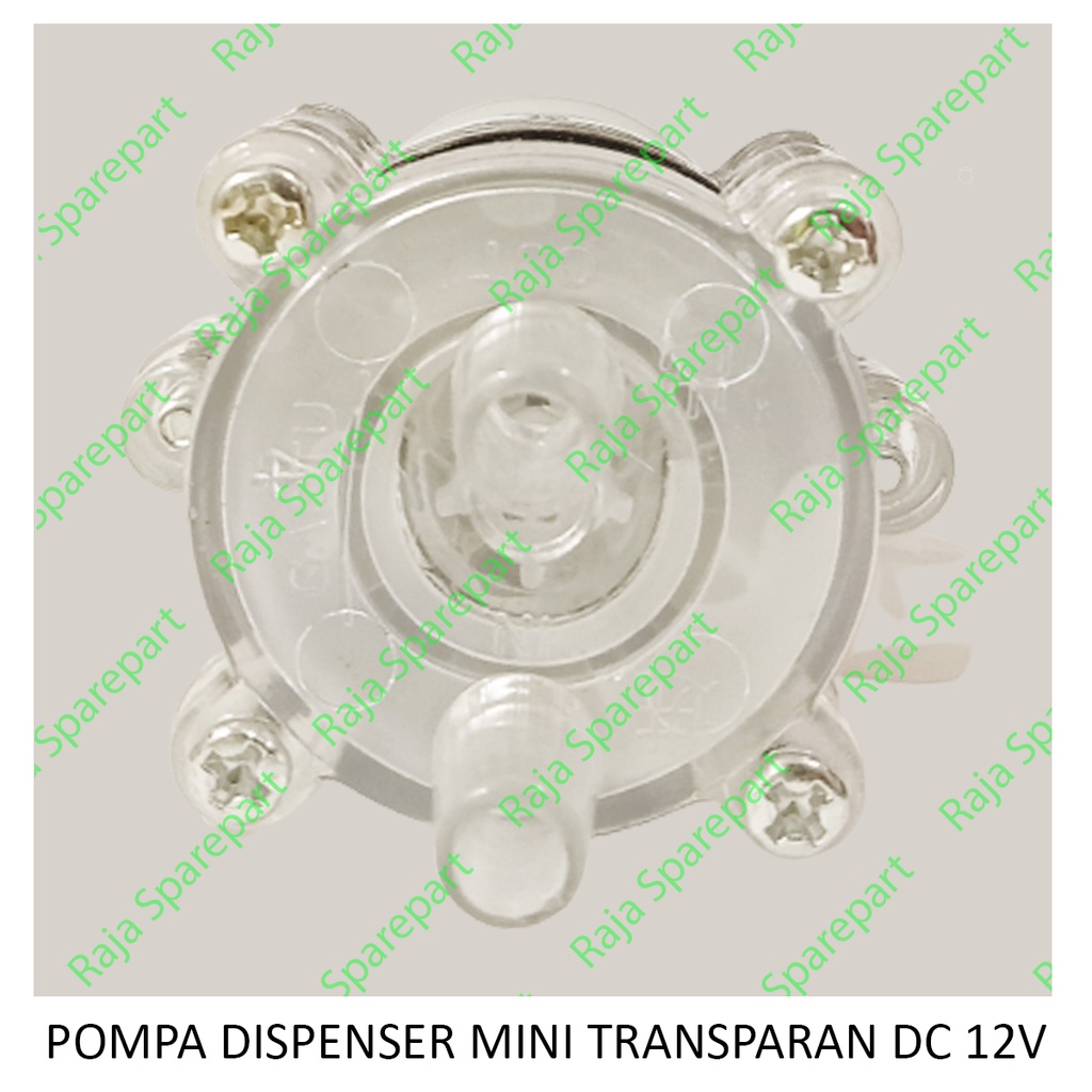 POMPA DISPENSER MINI TRANSPARAN DC 12V