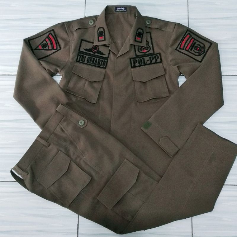 Seragam PDL POLPP + Atribut Timbul