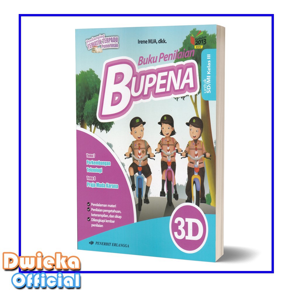 Buku Bupena Kelas 3 Jilid 3d Tema 7 Dan Tema 8 Kurikulum 2013 Edisi Revisi Shopee Indonesia