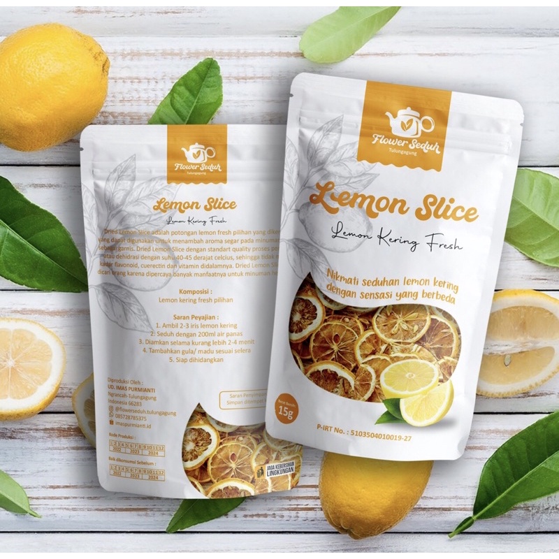 

LEMON SLICE TEA (Teh Lemon Kering Fresh) FLOWER SEDUH TULUNGAGUNG 15gram