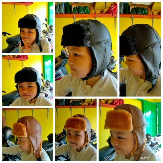 (Bisa cod) topi berkendara anak topi model helm untuk anak