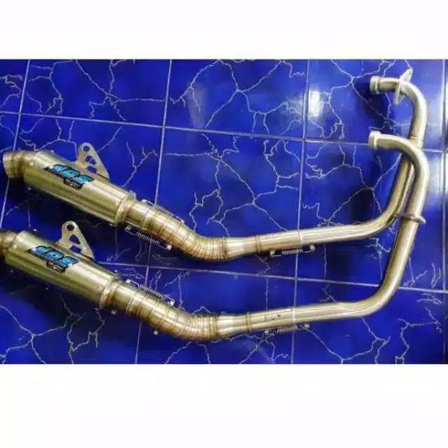 Knalpot DOS KLX kolong terbaru trmurah buat klx150c crf150
