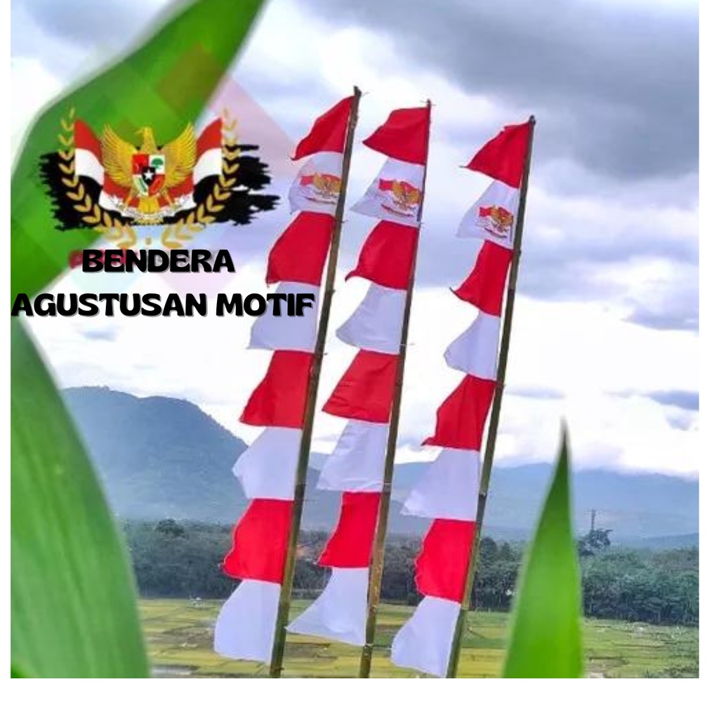 BENDERA MERAH PUTIH KUDA LAUT - DIRGAHAYU INDONESIA